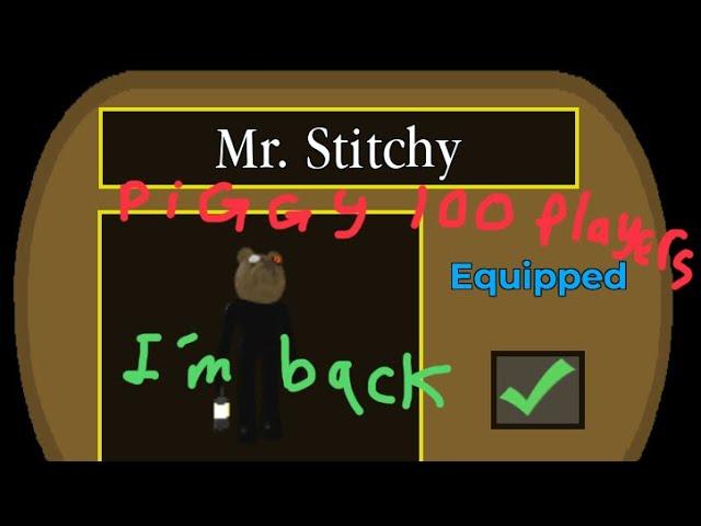 Roblox Piggy but 100 players Epic tank: HOW TO GET MR STITCHY