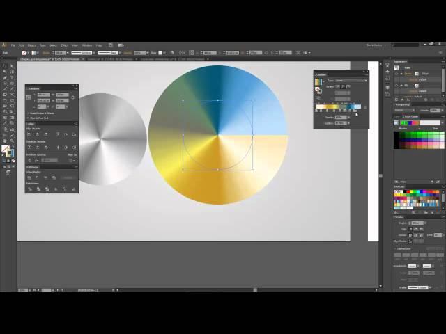 Градиенты, обводки и кисти в иллюстраторе