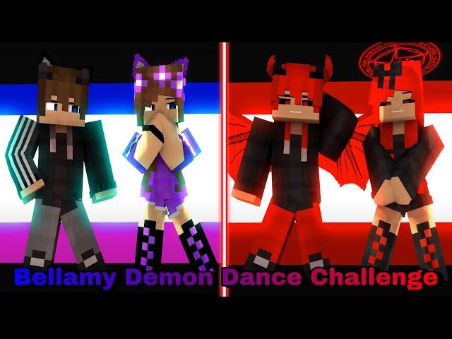 Bellamy Demon Dance Challenge - Mine-imator Minecraft Animation #shorts #minecraft