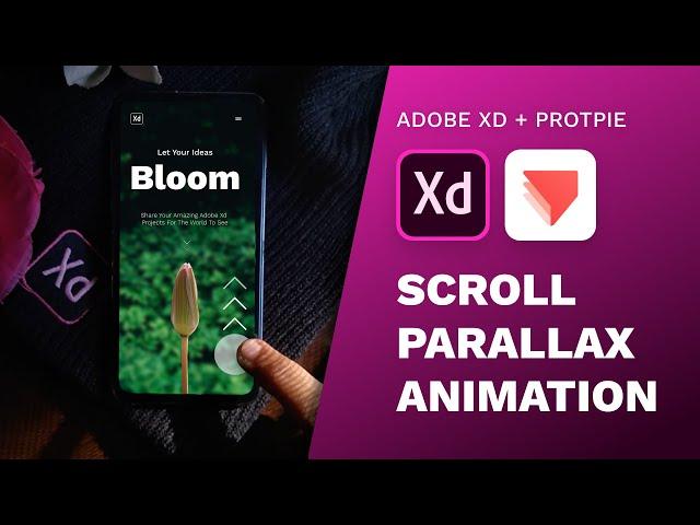 Amazing Parallax Scroll Animations in Adobe Xd + Protopie | Design Weekly