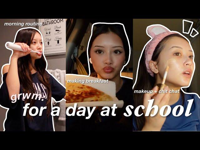 grwm: SCHOOL MORNING ROUTINE ️(sophomore)