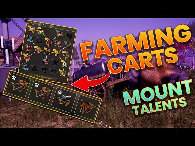 ICARUS LIAKA UPDATE - Early Look MOUNT Talents & Farming Carts