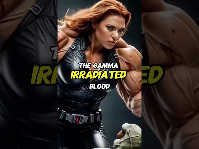 Natasha Romanoff's Female Muscle Growth Beyond Human Limits 2 #femalemuscle #marvel  #musclegirl