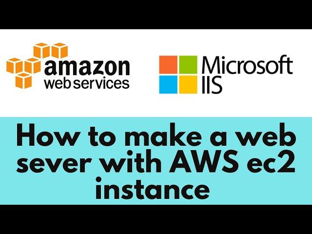 How to launch an aws ec2 Windows instance and setup IIS Webserver | cloud with mohsin