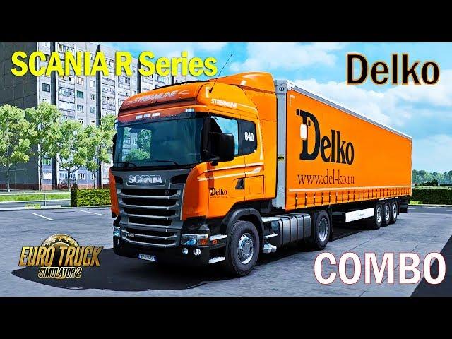 ETS2 1.34 | COMBO SKIN SCANIA R Series DELKO Euro Truck Simulator 2