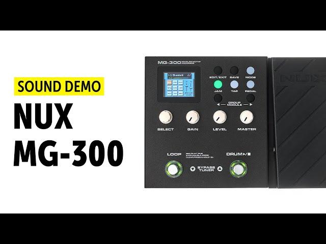 Nux MG-300 - Sound Demo (no talking)