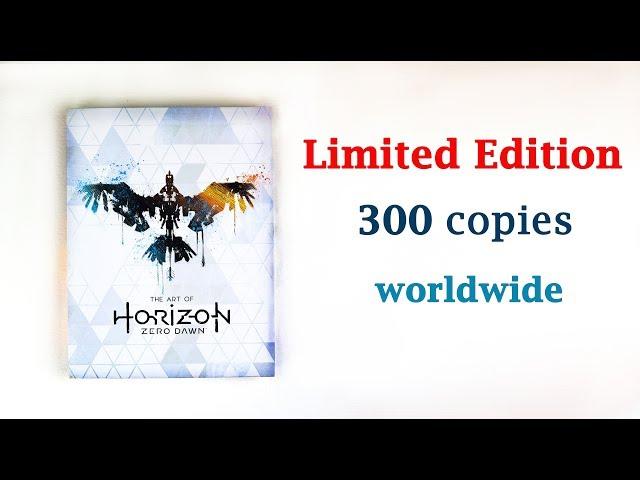 The Art of Horizon Zero Dawn Limited Edition Unboxing ASMR