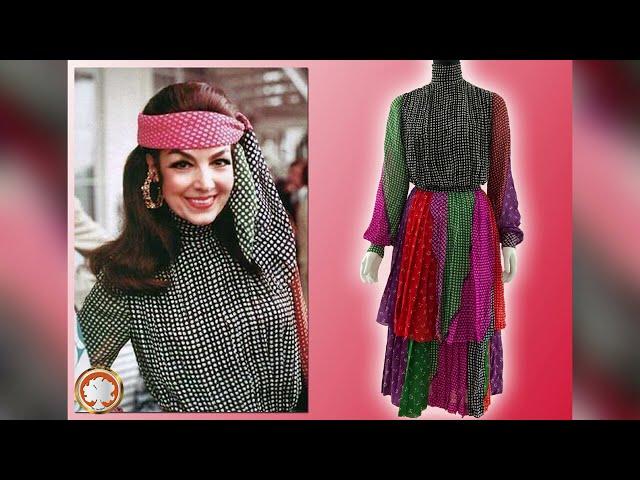 MARÍA FÉLIX VESTIDO DE LUNARES CHRISTIAN DIOR 1969 (El estilo único y sofisticado de María Félix)