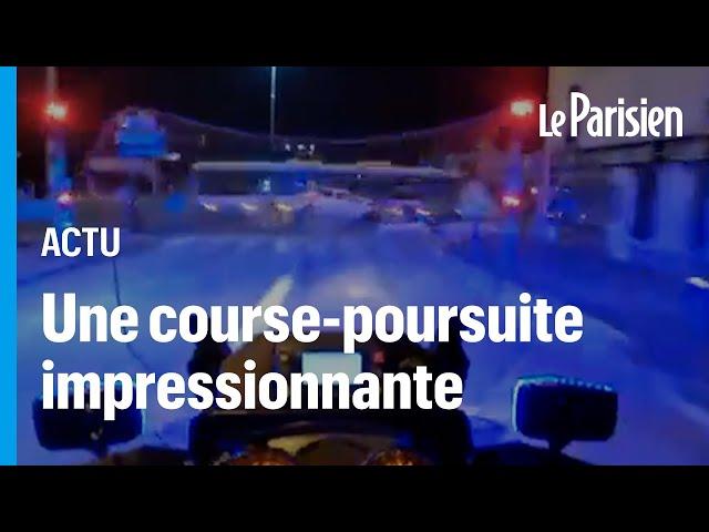 La course-poursuite filmée entre des policiers et un automobiliste s’achève... dans un bus