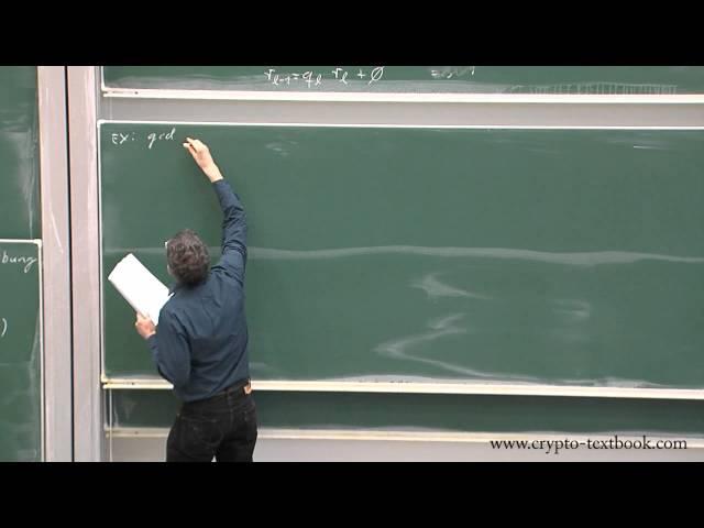 Lecture 11: Number Theory for PKC: Euclidean Algorithm, Euler's Phi Function & Euler's Theorem