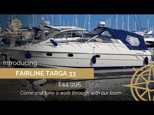 Walkthrough Tour - Fairline Targa 33 For Sale