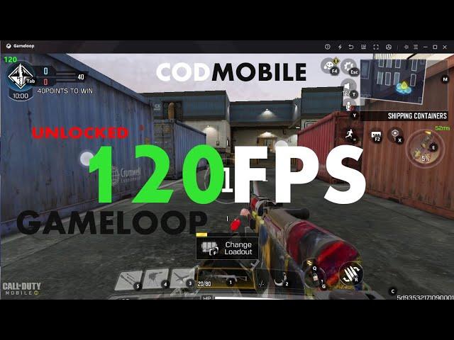 CODMOBILE 120FPS ON GAMELOOP 100% WORKING