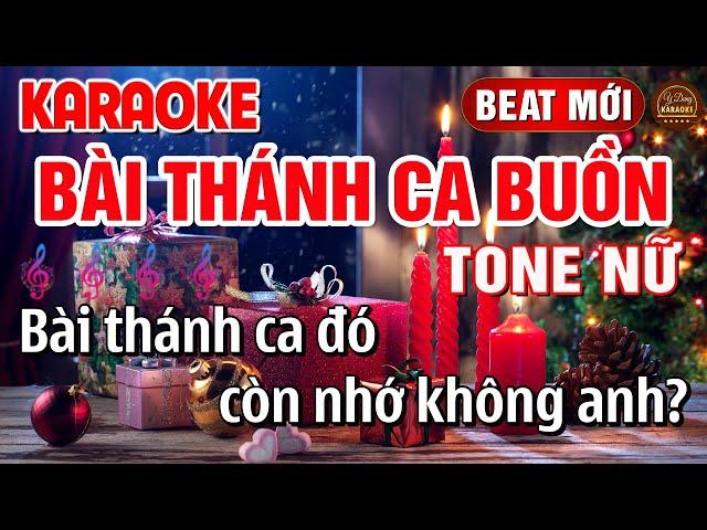 Bài Thánh Ca Buồn Karaoke Tone Nữ Nhạc Sống | Beat Hay Dễ Hát | Y Dung Karaoke