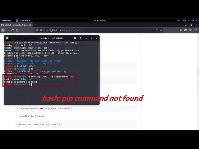 How to fix "bash: pip command not found" in kali 2020 || Solved | Fix pip not found