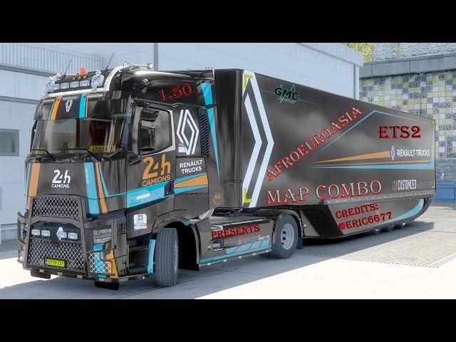 ETS2 1.50 - GMC Logistics - AfroEuroAsia Map Combo - 06.08.2024