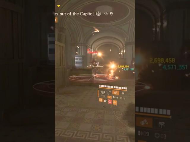 Capitol Building SHD EXPOSED INFINITE SEEKER MINE SKILL BUILD - The Division 2 #shorts #gameplay