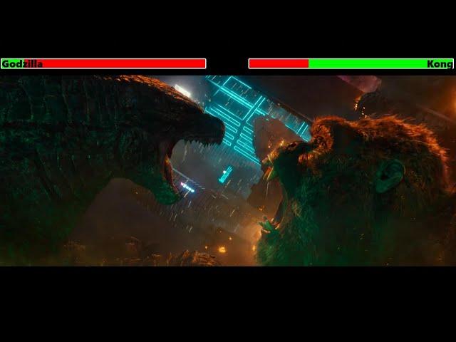 Godzilla vs. Kong (Hong Kong Fight) with healthbars