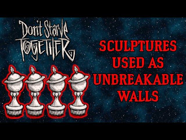 [DST Tutorial] How To Use STATUES as UNBREAKABLE WALLS (Building Basics)