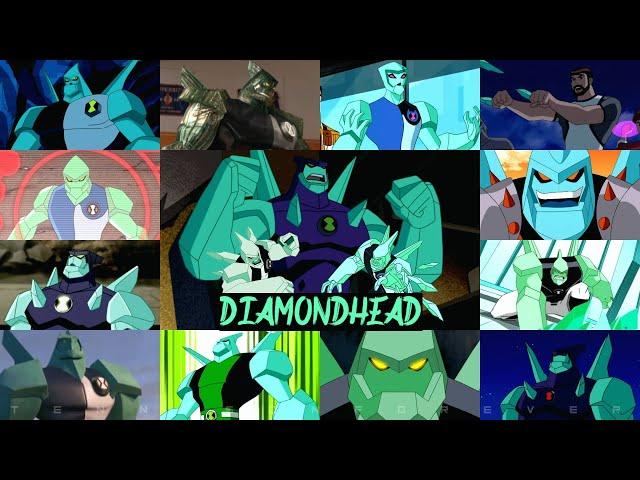 All diamondhead transformations in all Ben 10 series