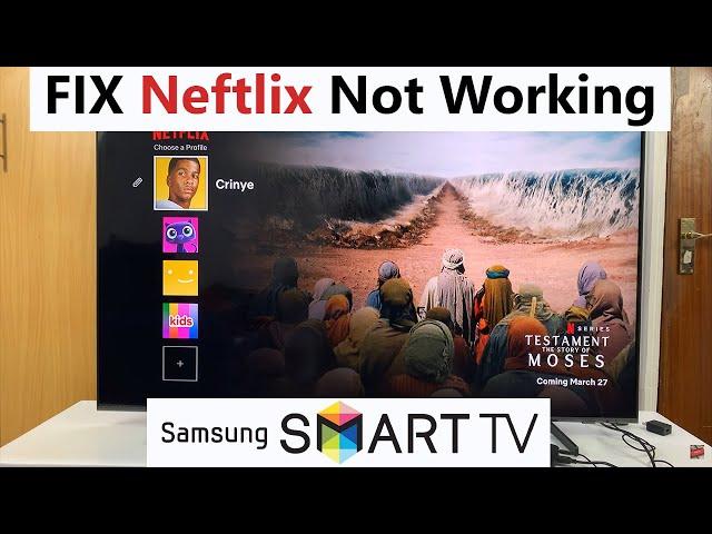 How To FIX Netflix Not Working On Samsung Smart TV