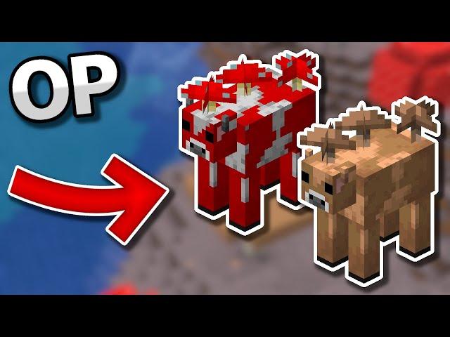 Mooshrooms & Mushroom Islands are OP in Minecraft