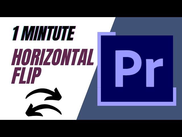 How to use HORIZONTAL FLIP effect in Adobe Premiere Pro | #premierepro #tutorial #effects #youtube