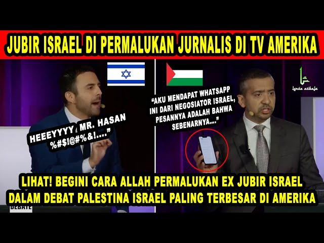 SERU! Jubir ISRAEL Tantrum diPermalukan Jurnalis INGGRIS dalam Debat PALESTINA ISRAEL Terbesar di AS