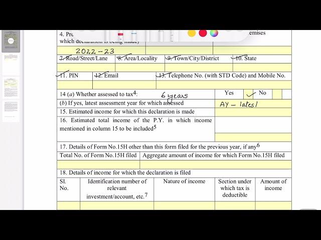 How to fill Form 15H (English) | Save TDS on FDs | Senior Citizens | Save Tax