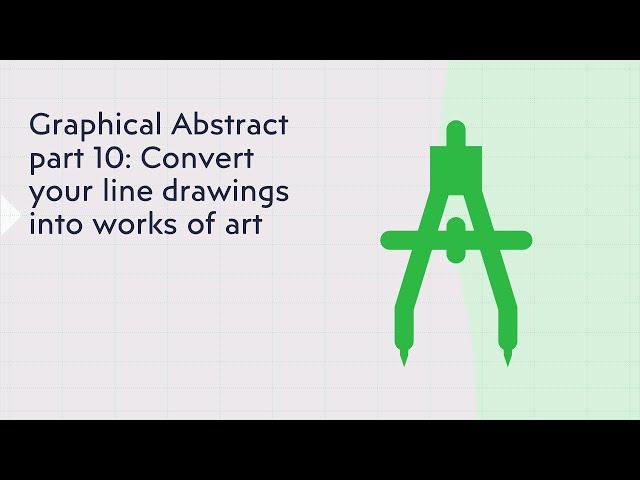 Graphical Abstract part 10: Convert your line drawings into works of art رسم أى شكل بسهوله دون برامج