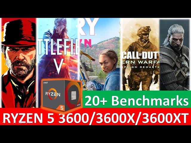 Gaming Benchmarks : AMD Ryzen 5 3600XT vs 3600X vs 3600 CPU testing