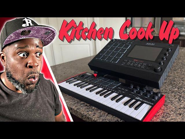 Kitchen Cook Up: Made Crazy Beat Using Splice Loop and MPC LIve 2 