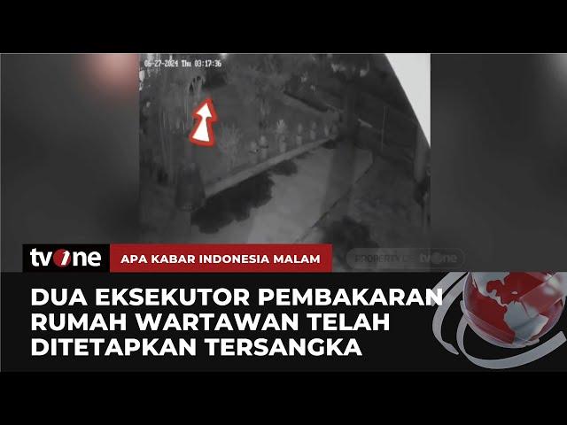 Detik-detik Rekaman CCTV Rumah Wartawan di Sumut yang Dibakar | AKIM tvOne