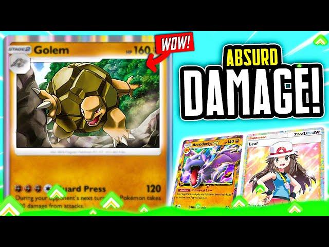 The *NEW* Golem Deck is ABSURD! I LOVE This Deck! - Pokémon TCG Pocket