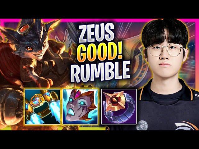 ZEUS IS SO GOOD WITH RUMBLE! - HLE Zeus Plays Rumble TOP vs Jayce! | Season 2025