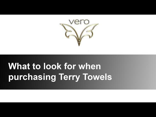 Buyer's guide for Terry Towels