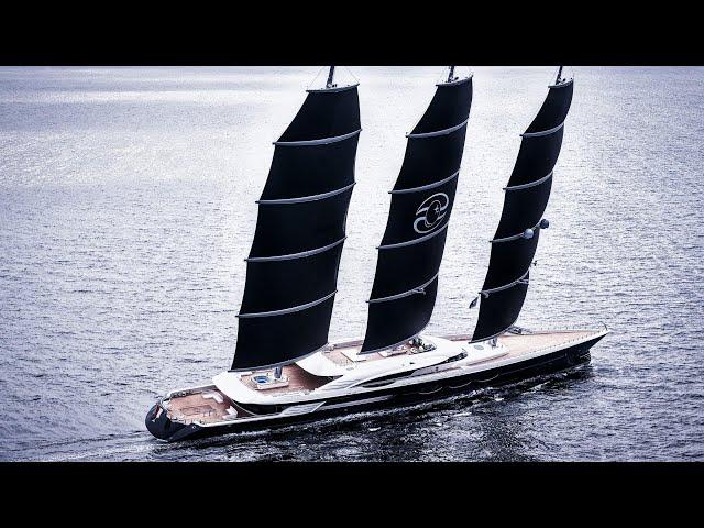 The Black Pearl, a $250-million yacht with sails - by Rudy Maxa