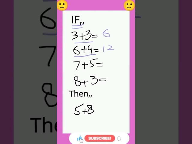 Solve if you can|Maths Puzzle| #short