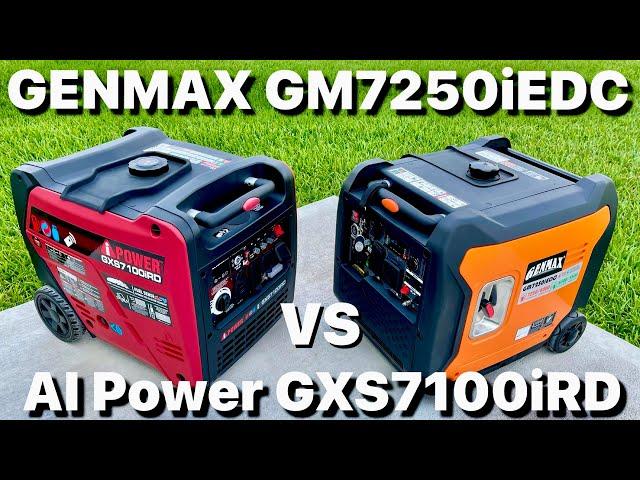 GENMAX GM7250iEDC Compared to the AI POWER GXS7100iRD Load Testing