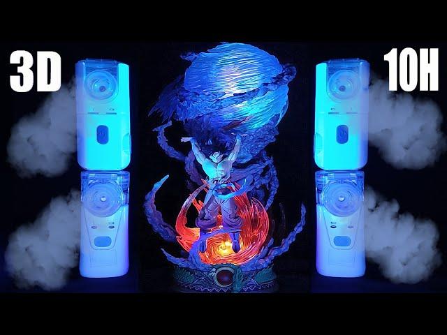 ASMR Aerosol 3D Five Nebulizers. Powerful deep bass white noise for sleeping   