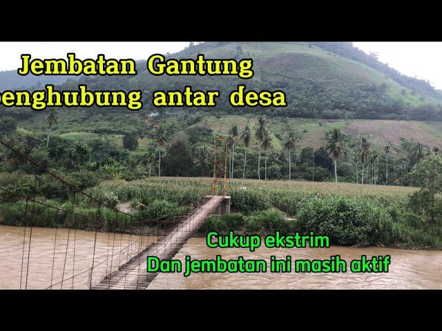 Lau Renun, Dairi. Ada jembatan yang ekstrim disini