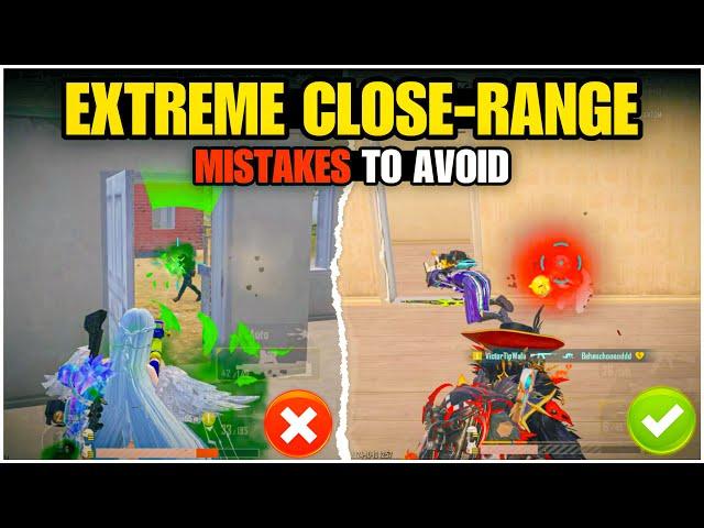 STOP MAKING THESE MISTAKES IN EXTREME CLOSE COMBAT FIGHTS IN BGMIBGMI TIPS/TRICKS | Mew2.