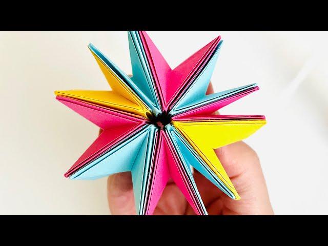 #Shorts Origami Paper 3d Infinity Star Making