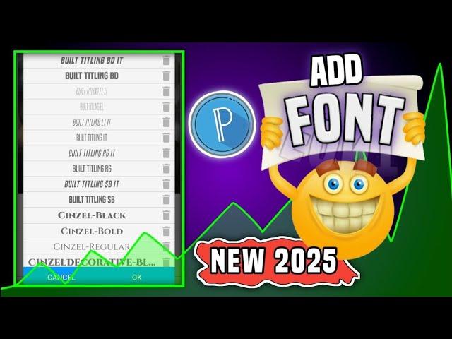 How to add fonts in pixellab    pixellab me font kaise add kare    2024 25 