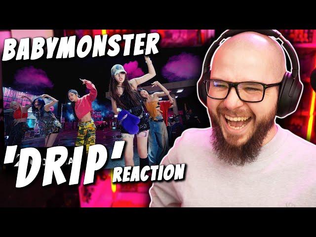 FIRST TIME Reacting to BABYMONSTER 'DRIP' M/V