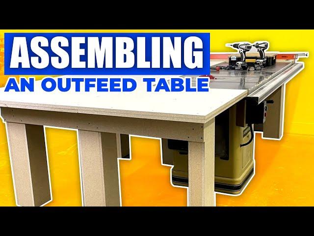 Building a super strong wrap around outfeed table for your saw.