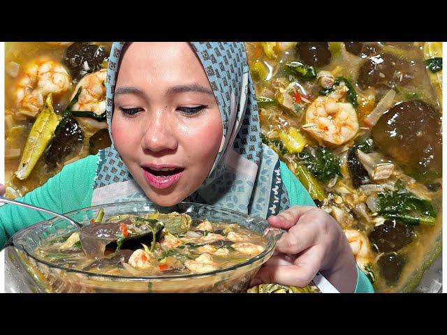 MUKBANG KAPURUNG JANTUNG PISANG KHAS SULAWESI SELATAN PART 2 || MUKBANG INDONESIA