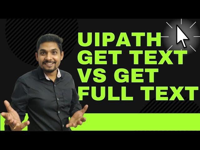 What is the Difference between Get Text and Get Full Text Activity in UiPath