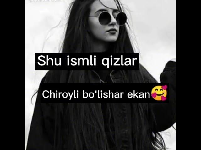 Shu isimli qizlar