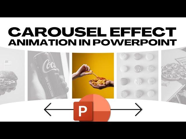 How to Create Carousel Effect Animation in PowerPoint using Morph Transition | Step-by-Step Tutorial