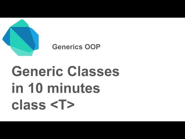 Learn Generic classes in 10 minutes | OOP |  Example in Flutter / Dart